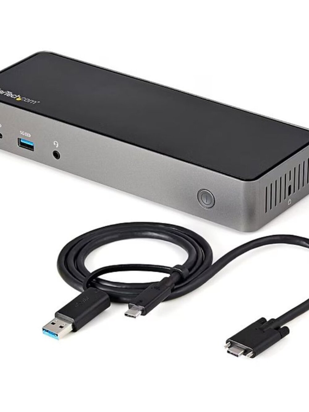 StarTech Hybrid USB-C USB-A Universal Triple Monitor Laptop Docking Station